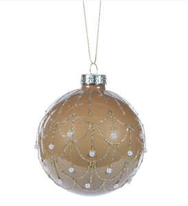 Gold Scalloped Bauble