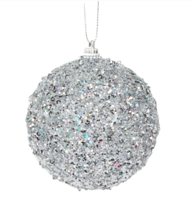 *Silver Sugar Bauble