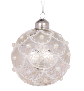 Mercury Scalloped Bauble