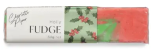 130g Holly Fudge (Raspberry & Cream)