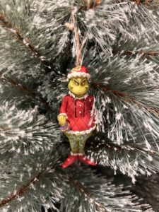 *Jim Shore 12CM GRINCH NUTCRACKER hangin ornament