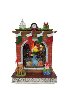 *Dr Seuss - Grinch Fireplace Scene Snowglobe / Lantern