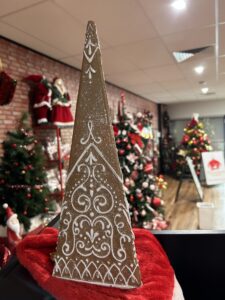 large gingerbread decorative tree