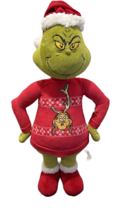 Dr SEuss Holiday Greeter GRINCH Max on Jumper