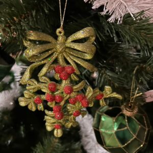 Holly and Ivy Tree Decoration - Gisela Graham collectable