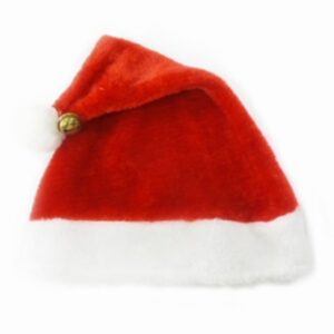 *Plush Santa hat with bell