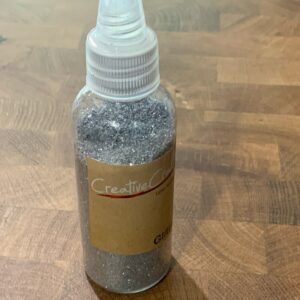 Glitter tube - Silver
