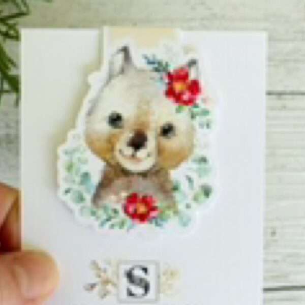 Australian Animals Magnetic Bookmark - Wombat