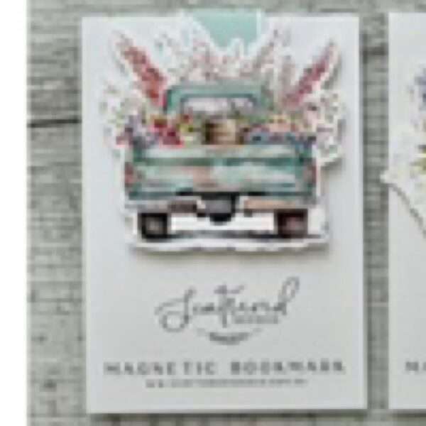 SPRING FLORAL MAGNETIC BOOKMARKS - FLORAL UTE